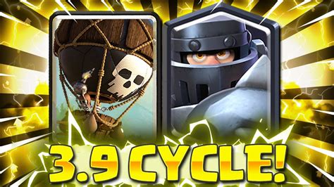 NEW META! MEGA KNIGHT + BALLOON 3.9 CYCLE .